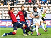 Bóng đá anh, ngoại hạng anh, lịch thi đấu euro 2012, Cagliari 2-2 Inter:  Bất phân thắng bại ở San't Elia